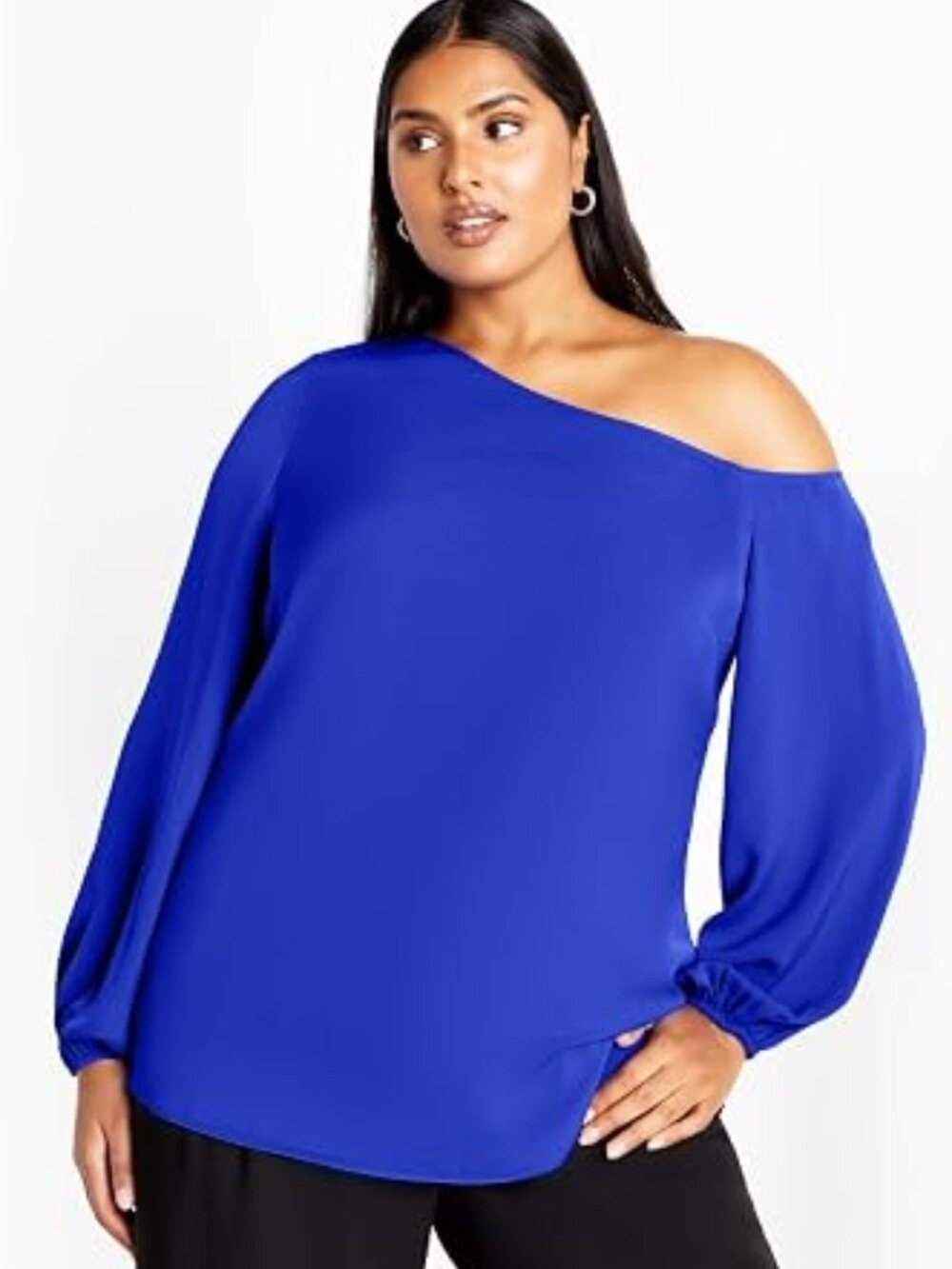 NWT - City Chic Twyla Top in Ultra Blue Size  24